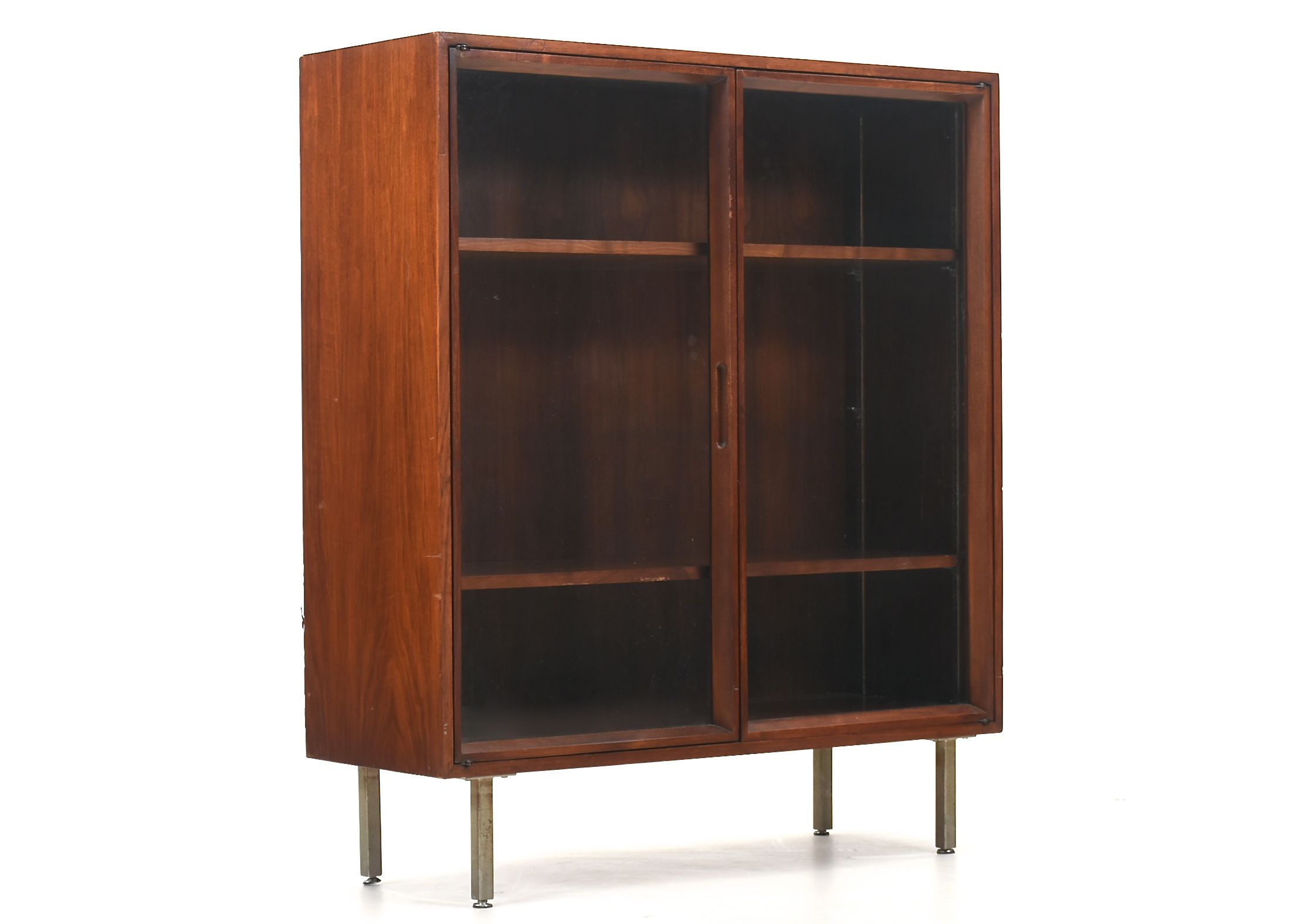 Danish Modern Style Walnut Bookcase
