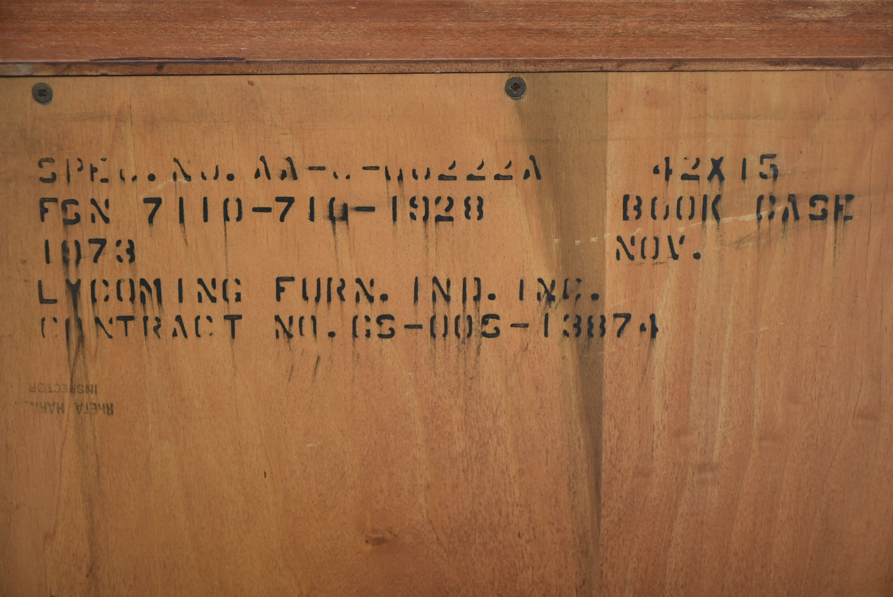 Danish Modern Style Walnut Bookcase