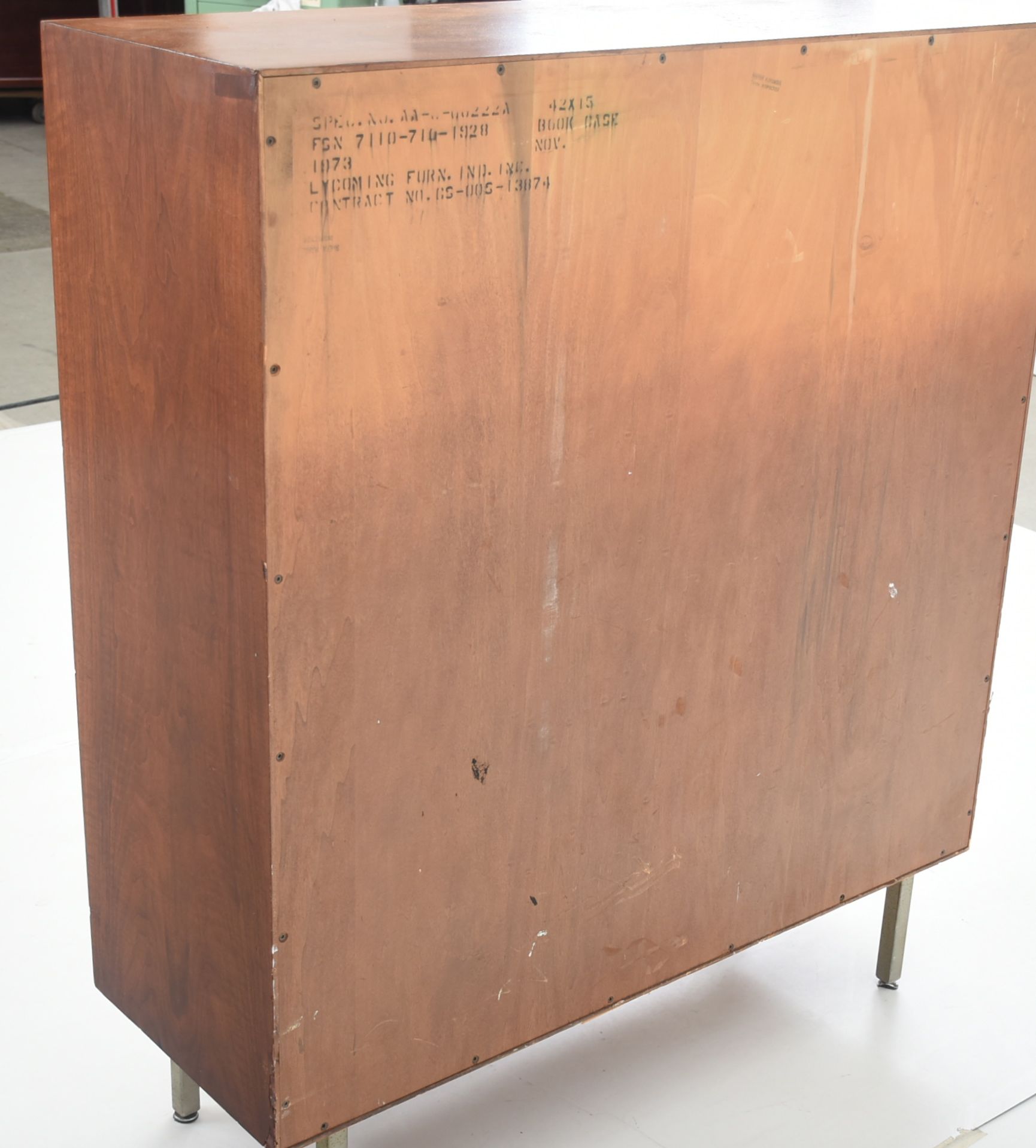 Danish Modern Style Walnut Bookcase