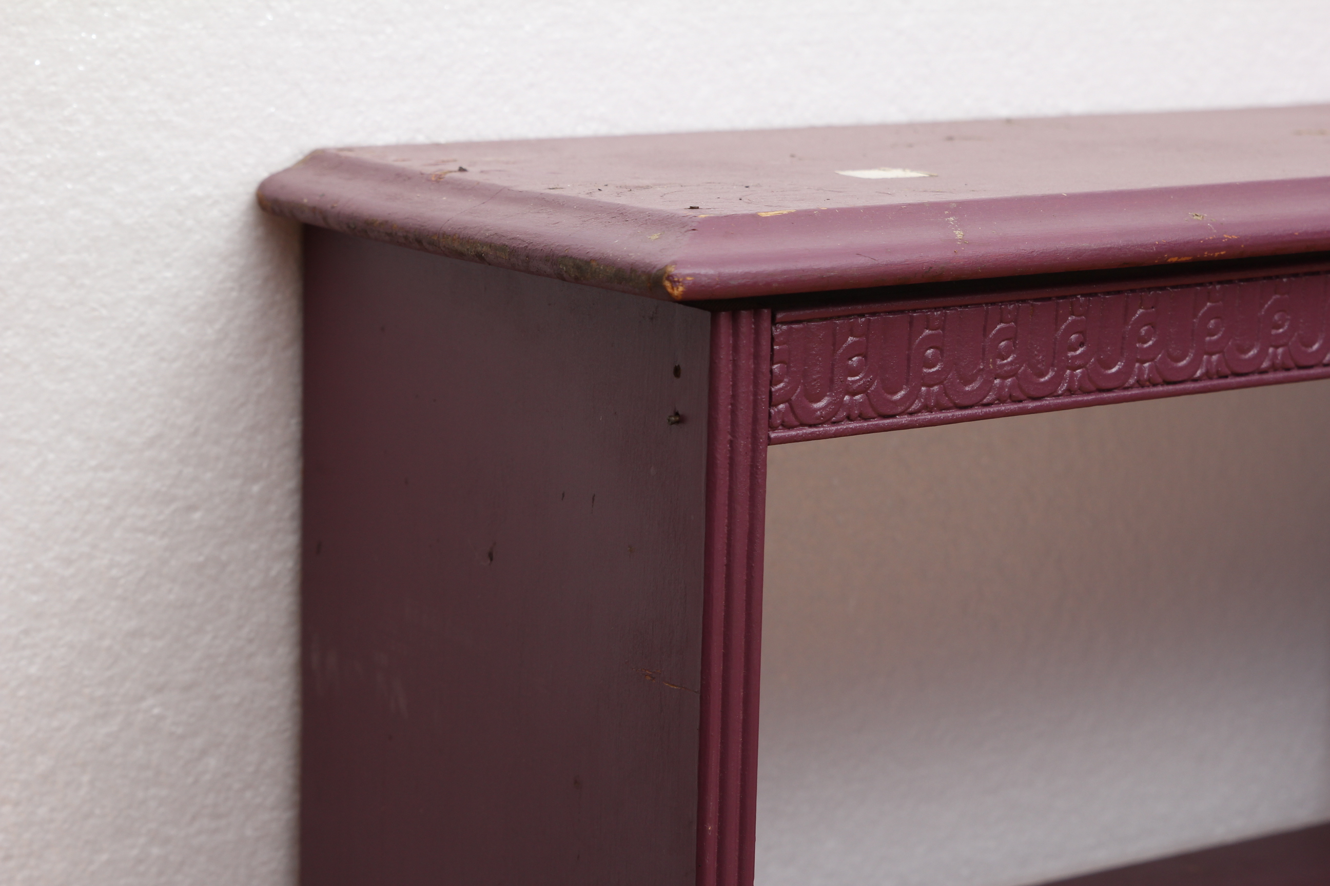 Purple Shelf and Pedestal