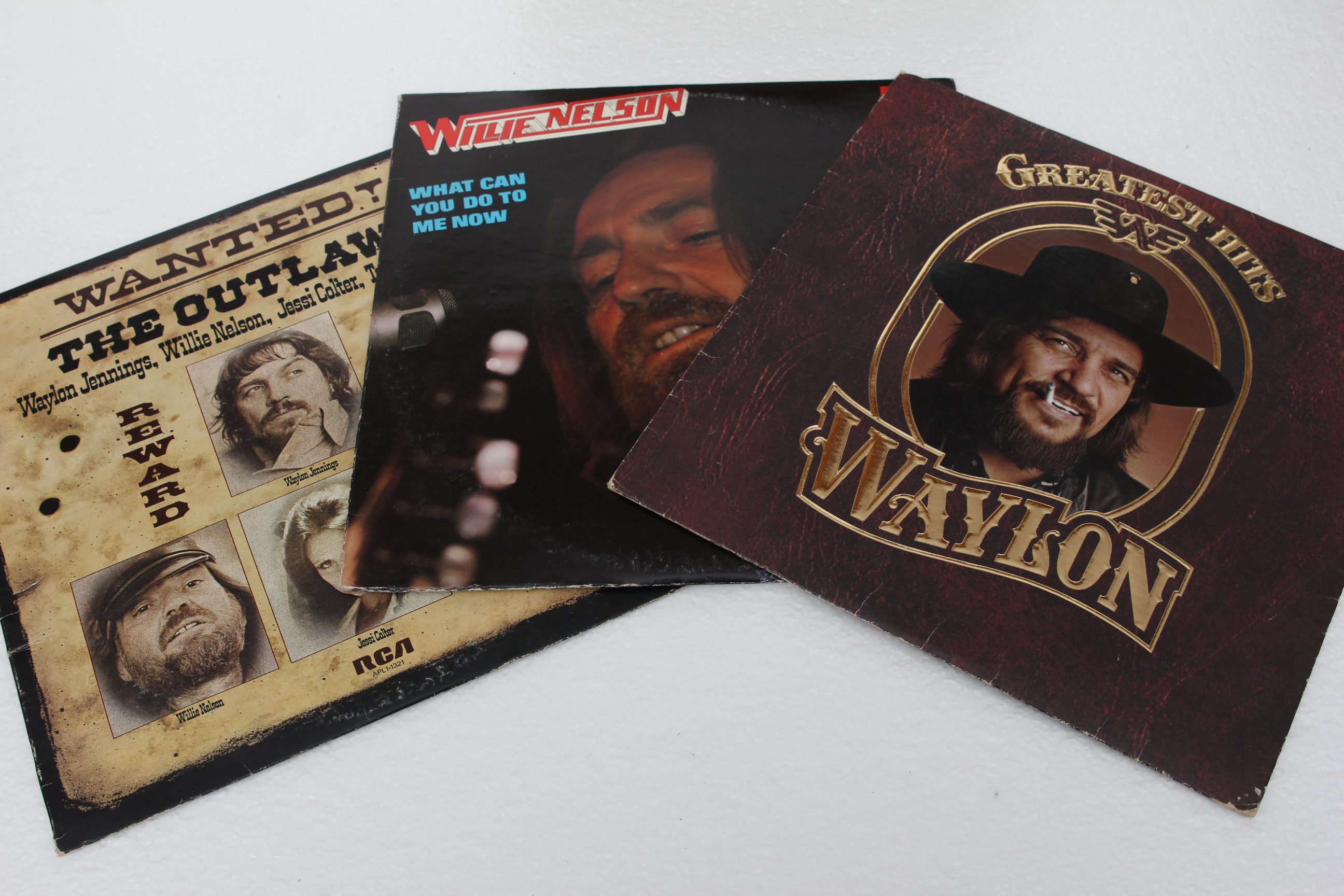 Collection of Classic Country Vinyl Records