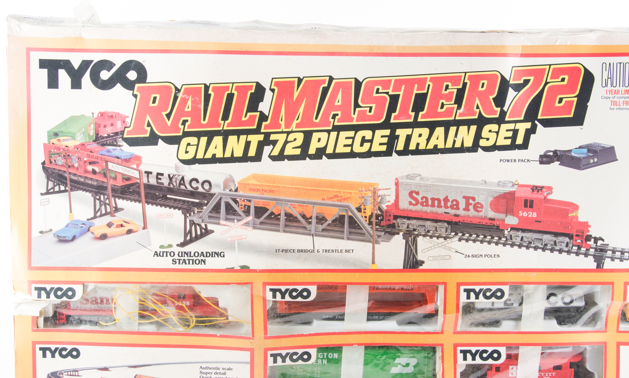 Vintage Tyco Rail Master Train Set