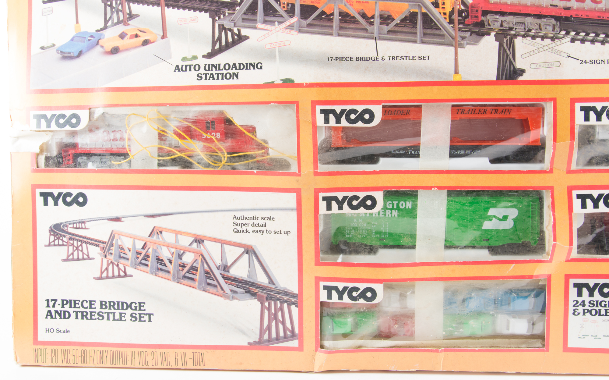 Vintage Tyco Rail Master Train Set
