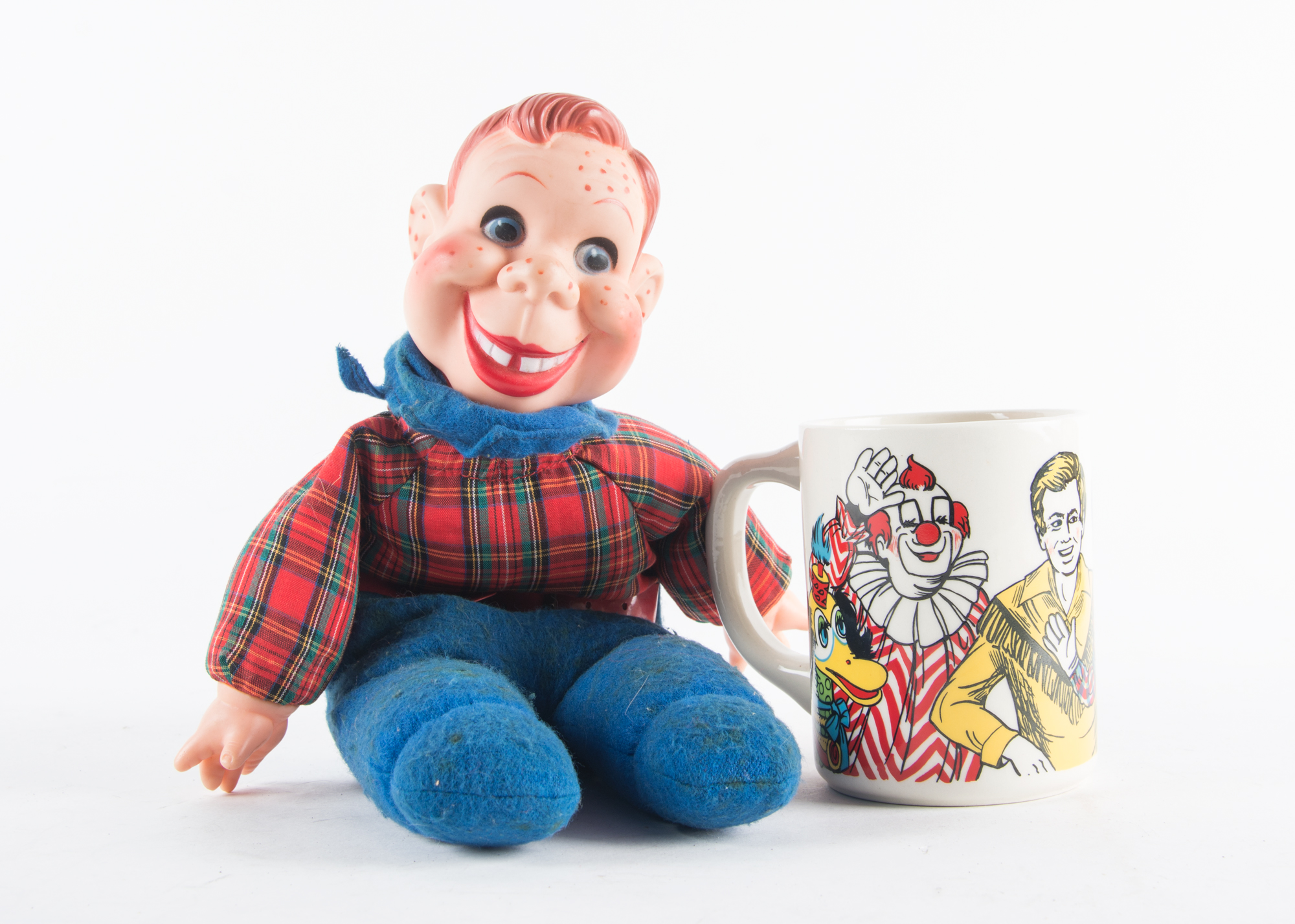 Howdy Doody Doll and Coffee Cup