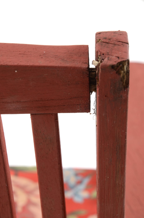 Wood Patio Bench with Cushion