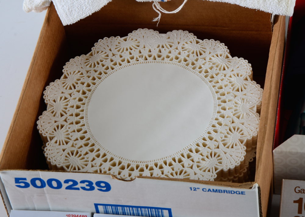 Assorted Event Decorative Linens and Lights