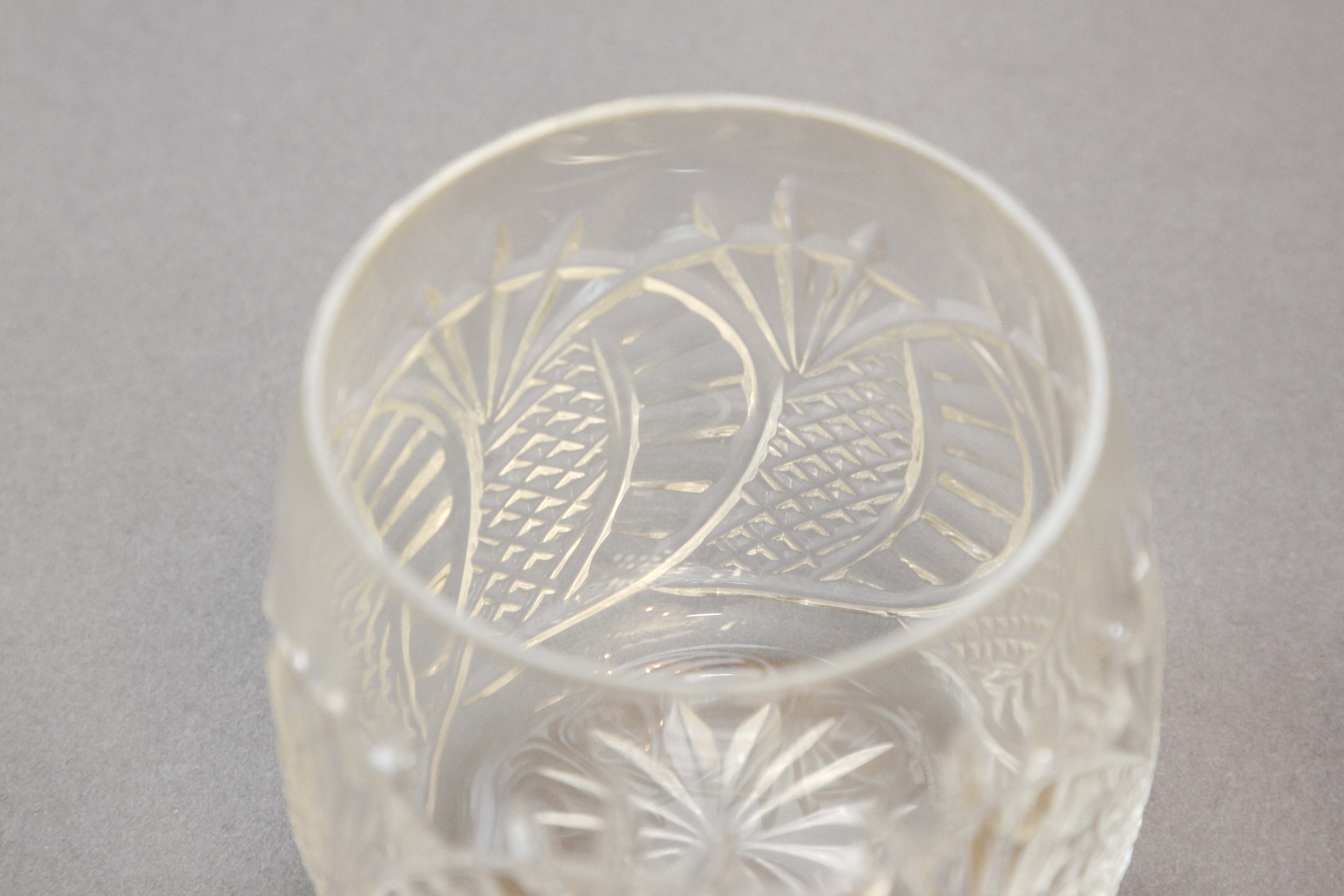 Pair of Waterford Drink Goblets Seahorse Pattern