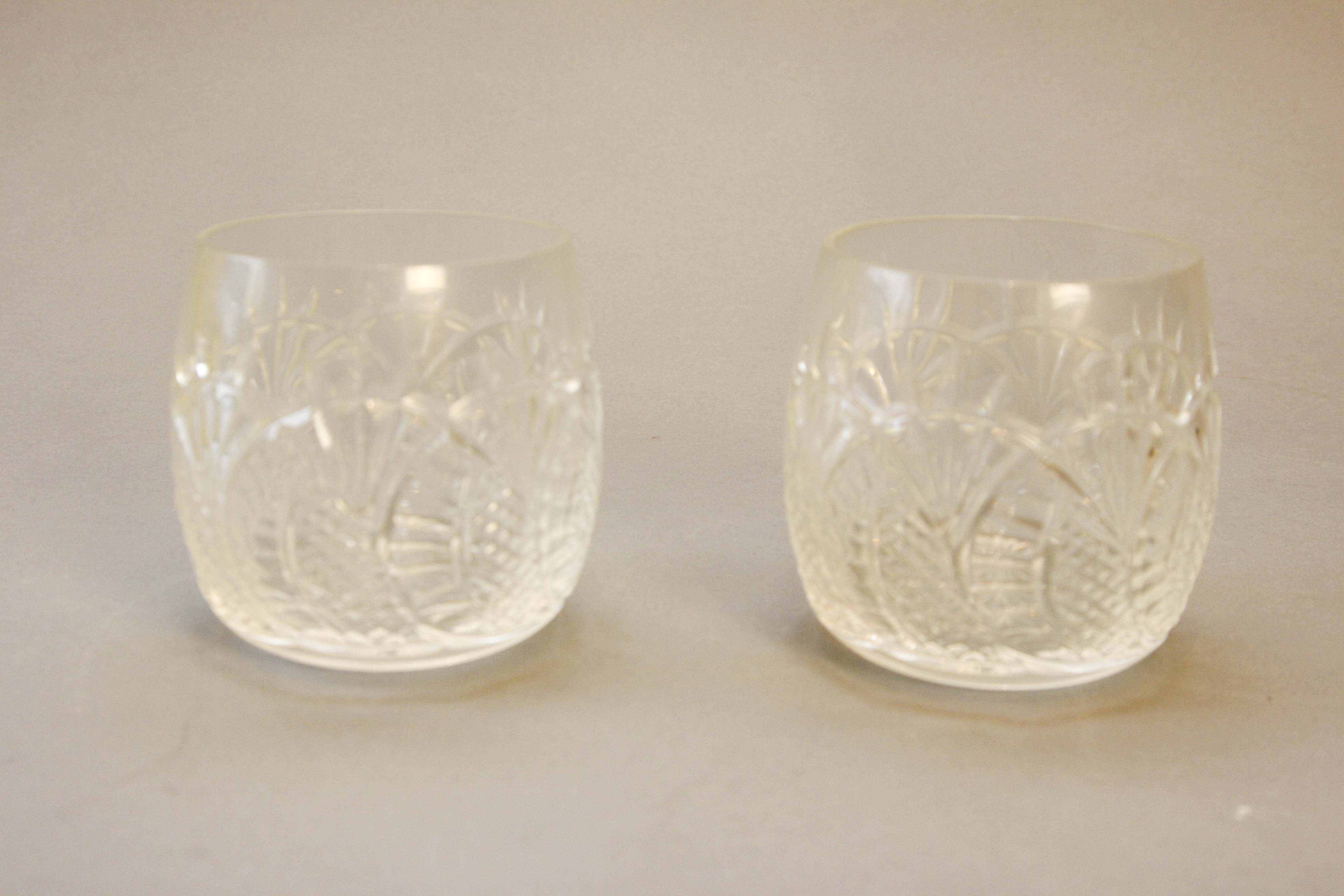 Pair of Waterford Drink Goblets Seahorse Pattern