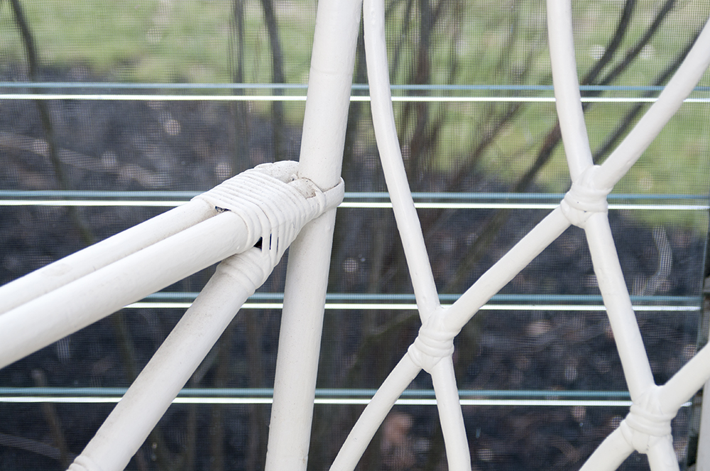 Vintage Rattan Desk and Chair