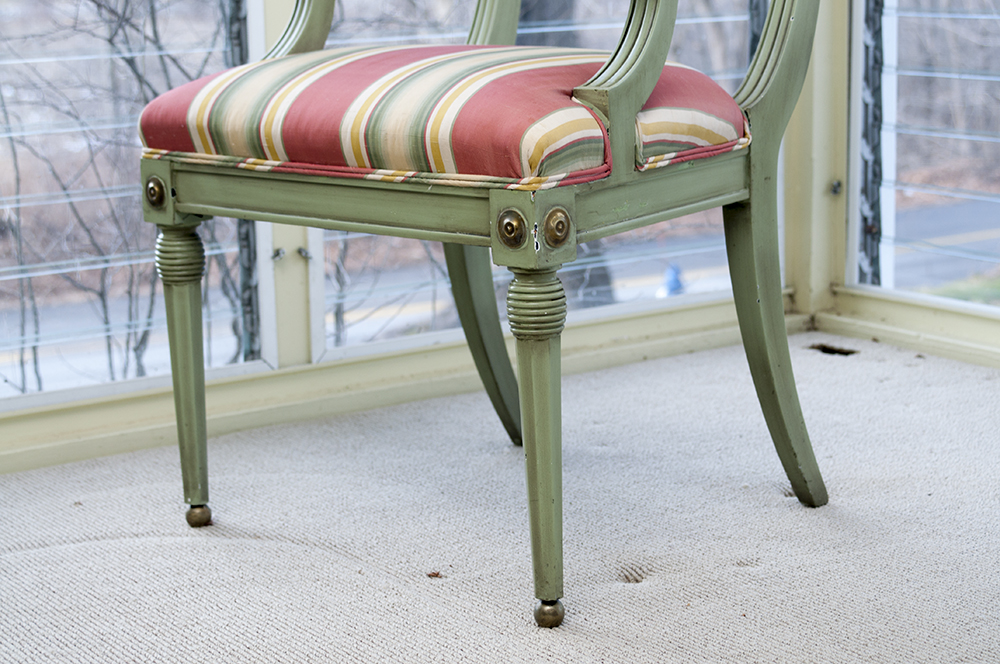 Regency Style Painted Armchair