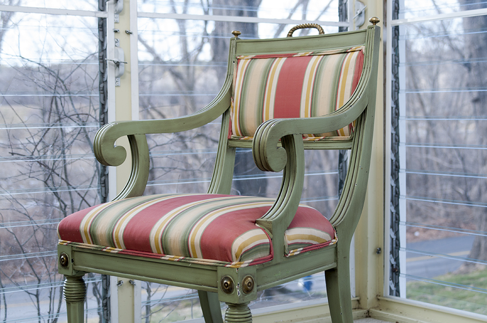 Regency Style Painted Armchair
