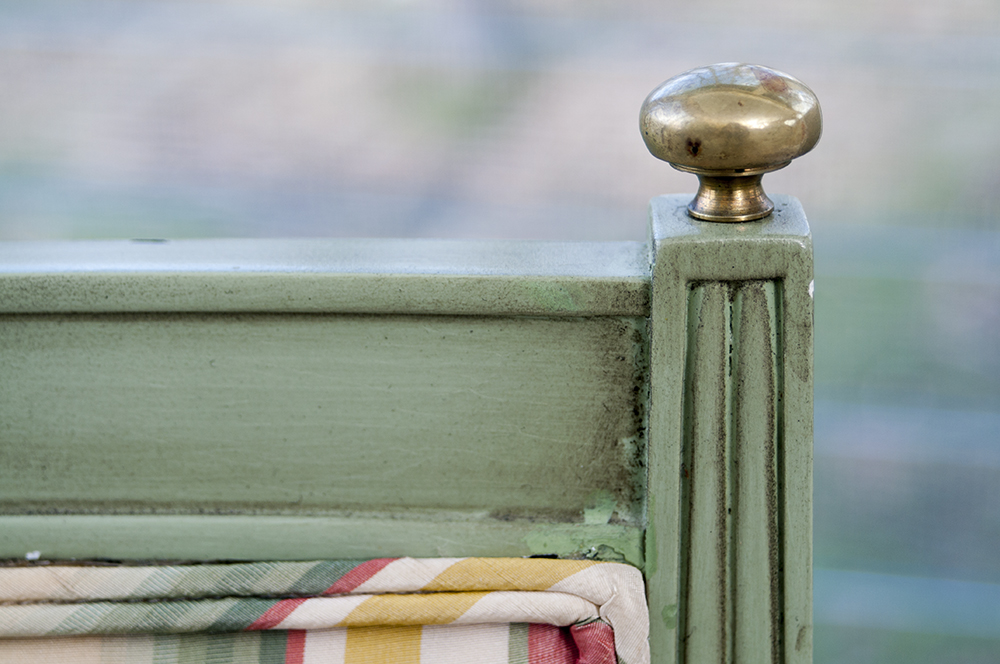 Regency Style Painted Armchair