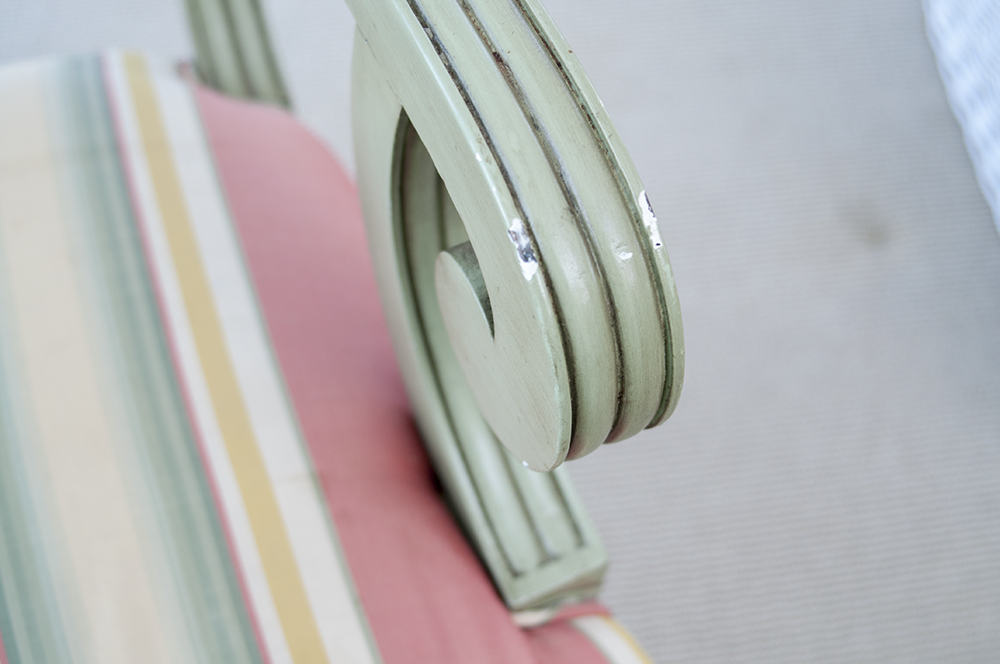 Regency Style Painted Armchair