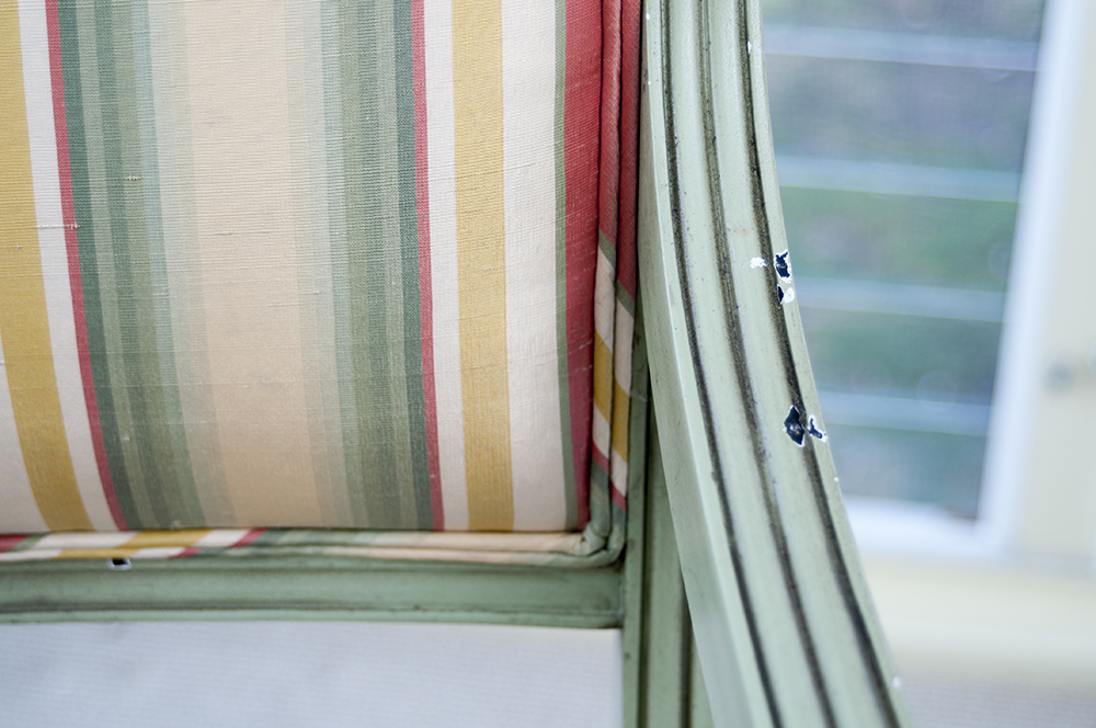 Regency Style Painted Armchair