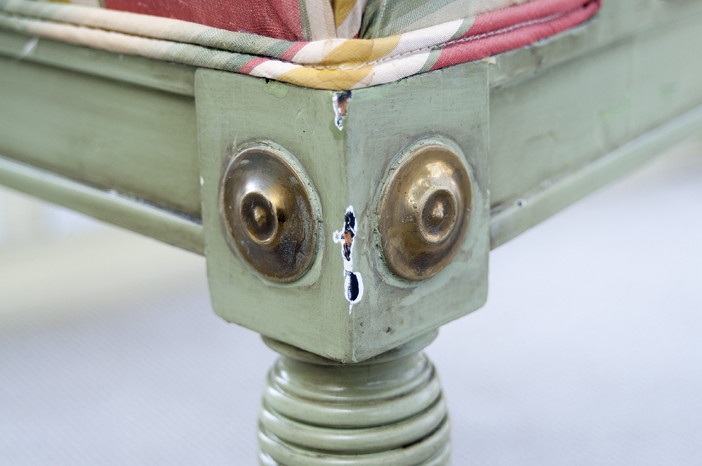 Regency Style Painted Armchair