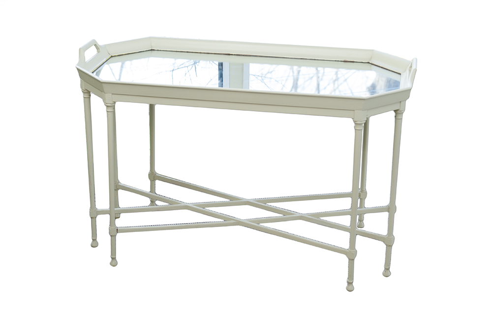 Mirrored "Tray Table" on Stand