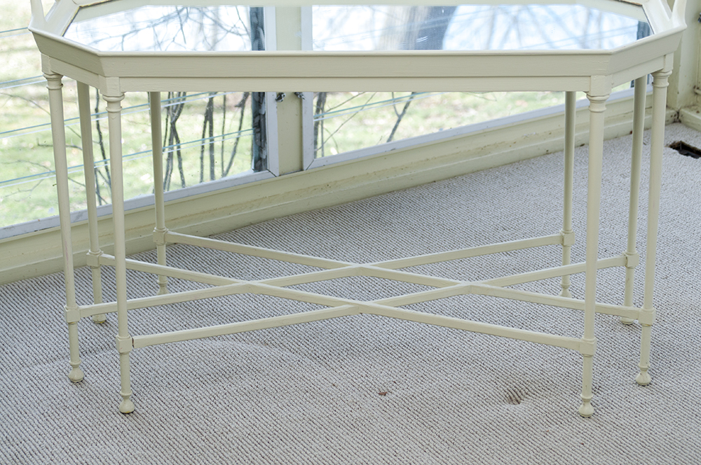 Mirrored "Tray Table" on Stand