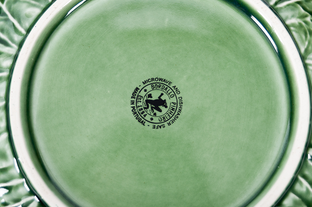 Collection of Lettuce Leaf Serving Pieces