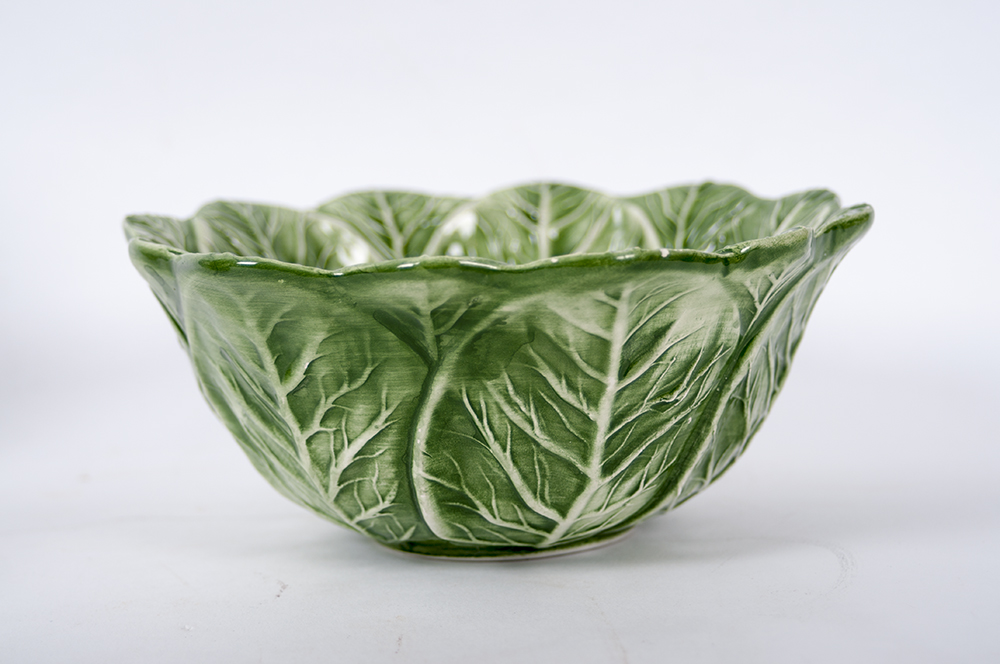 Collection of Lettuce Leaf Serving Pieces