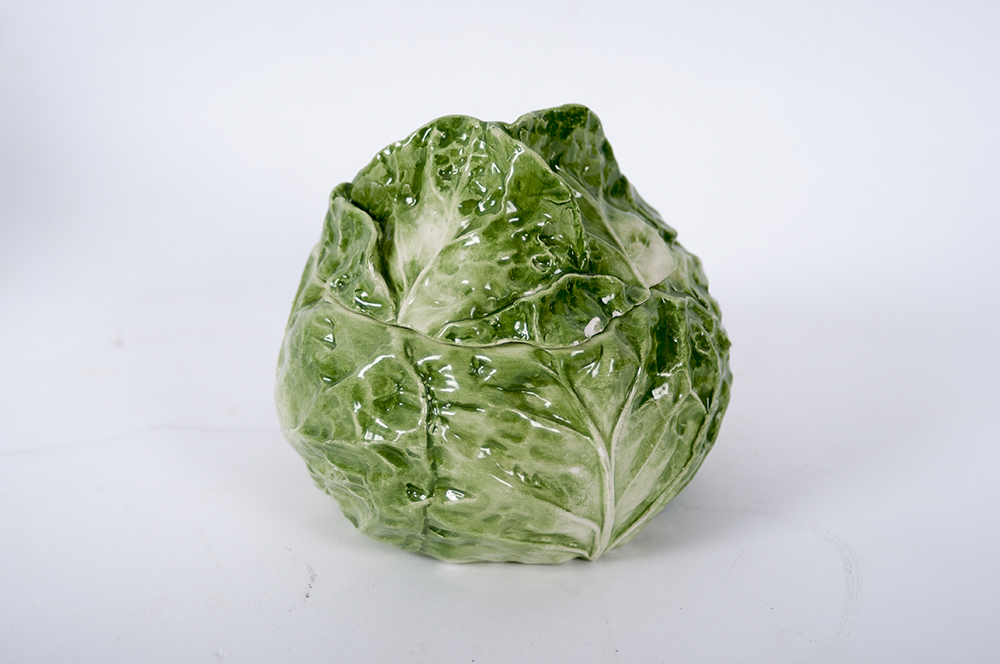 Collection of Lettuce Leaf Serving Pieces