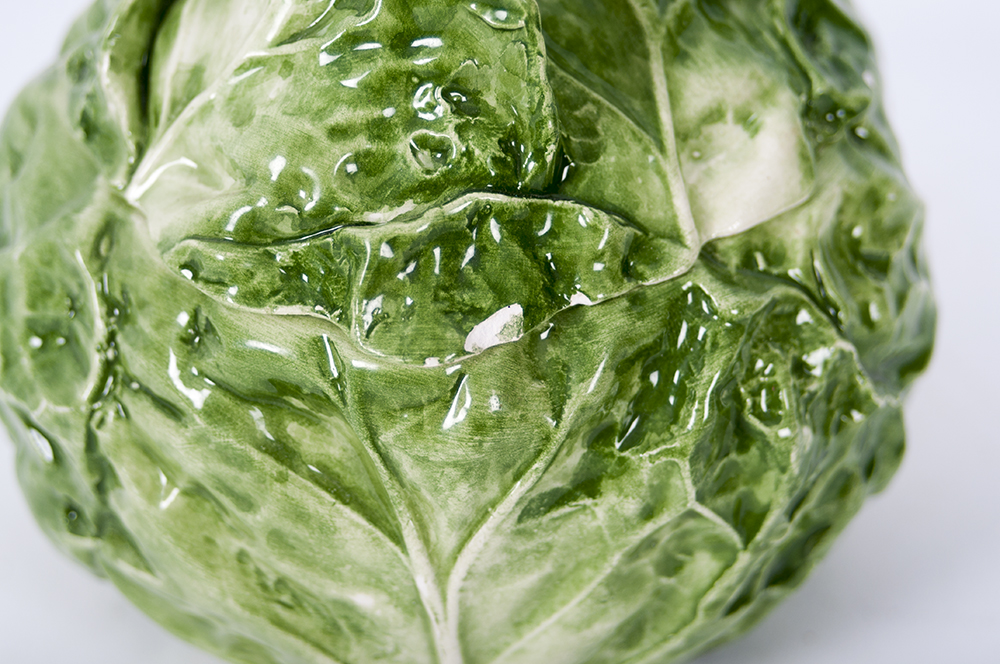 Collection of Lettuce Leaf Serving Pieces