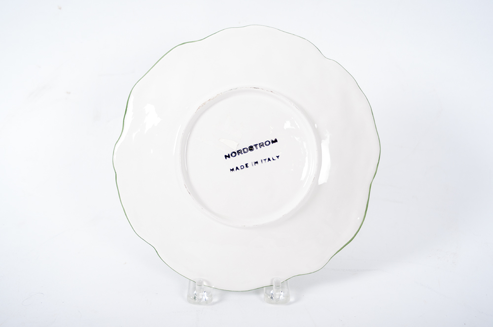 Collection of Lettuce Leaf Serving Pieces