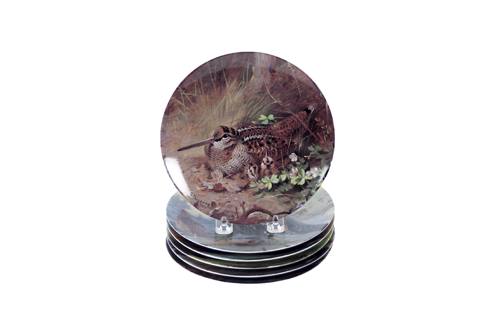 Set of Bradford Exchange "Our Magnificent Game Birds"  Art Plates
