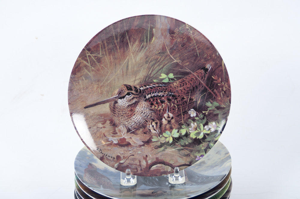 Set of Bradford Exchange "Our Magnificent Game Birds"  Art Plates