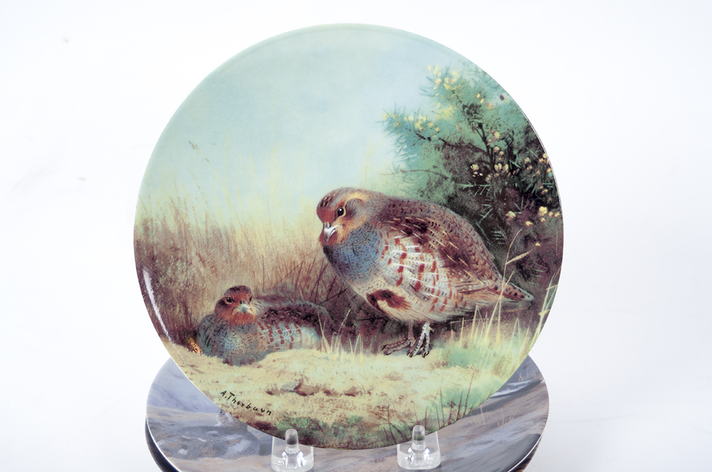 Set of Bradford Exchange "Our Magnificent Game Birds"  Art Plates