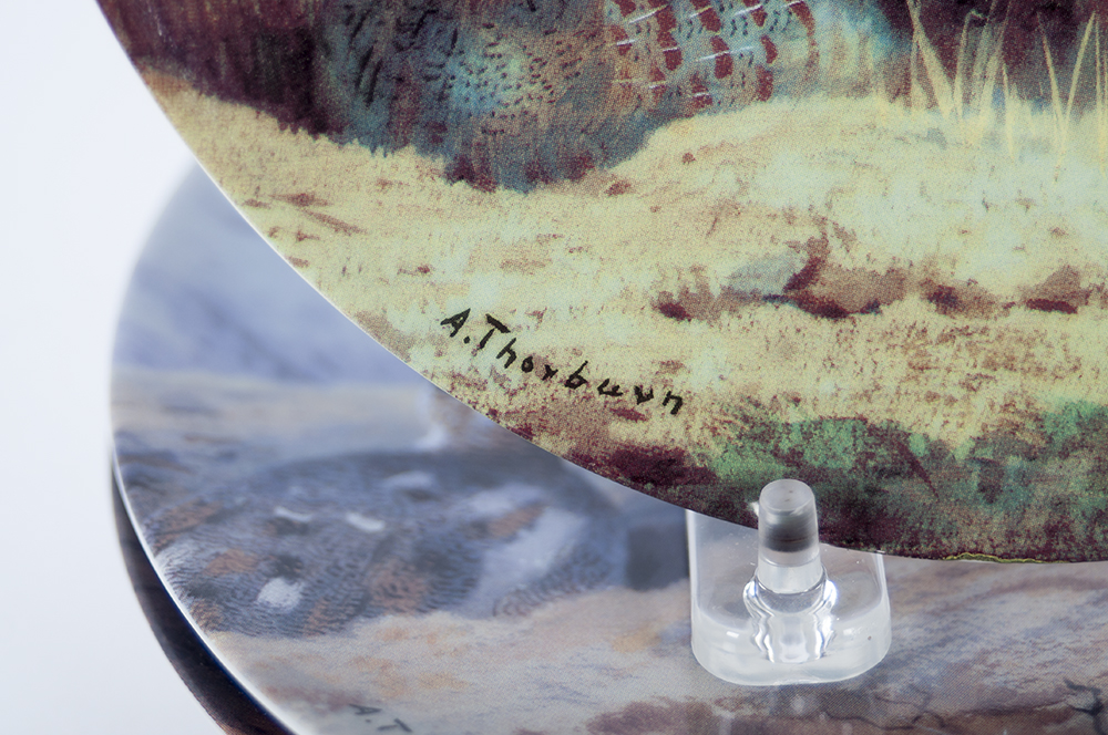 Set of Bradford Exchange "Our Magnificent Game Birds"  Art Plates