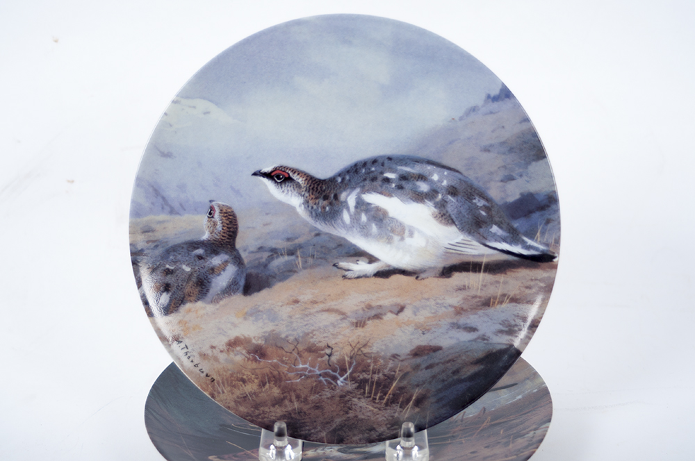 Set of Bradford Exchange "Our Magnificent Game Birds"  Art Plates