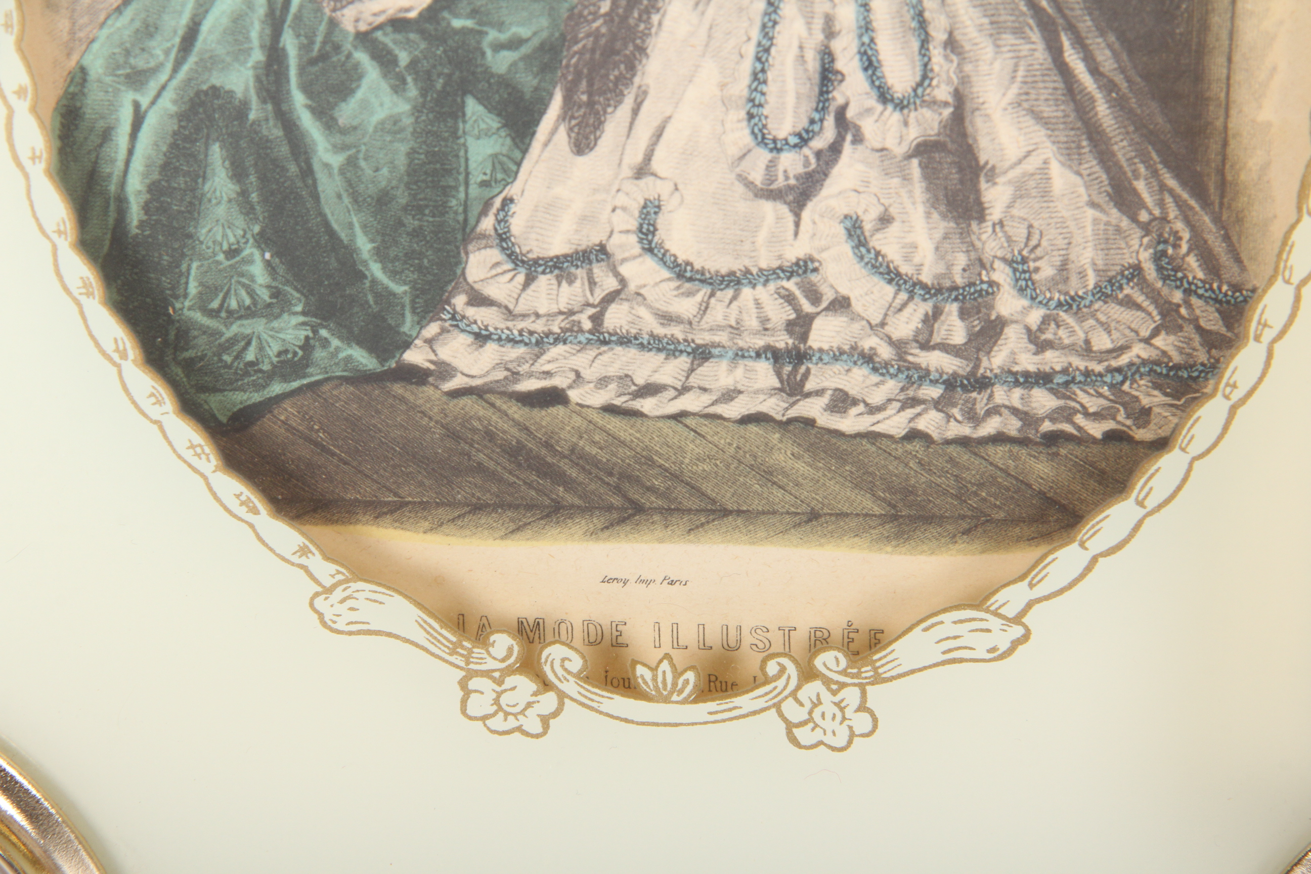 Quartet of Vintage "Le Monde Illustré" Victorian Fashion Prints