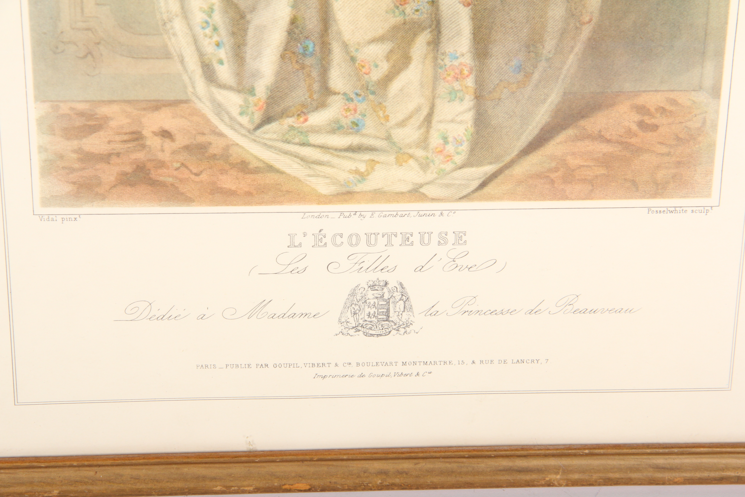 Quartet of Vintage "Le Monde Illustré" Victorian Fashion Prints