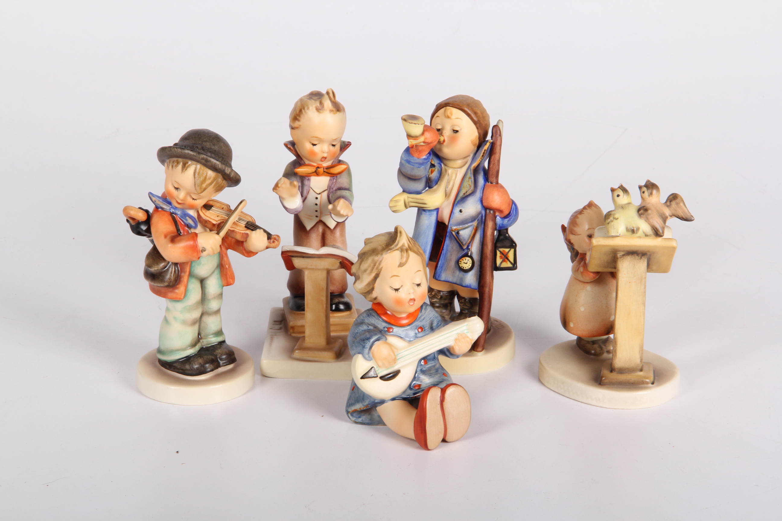Six Musical Hummel Figurines
