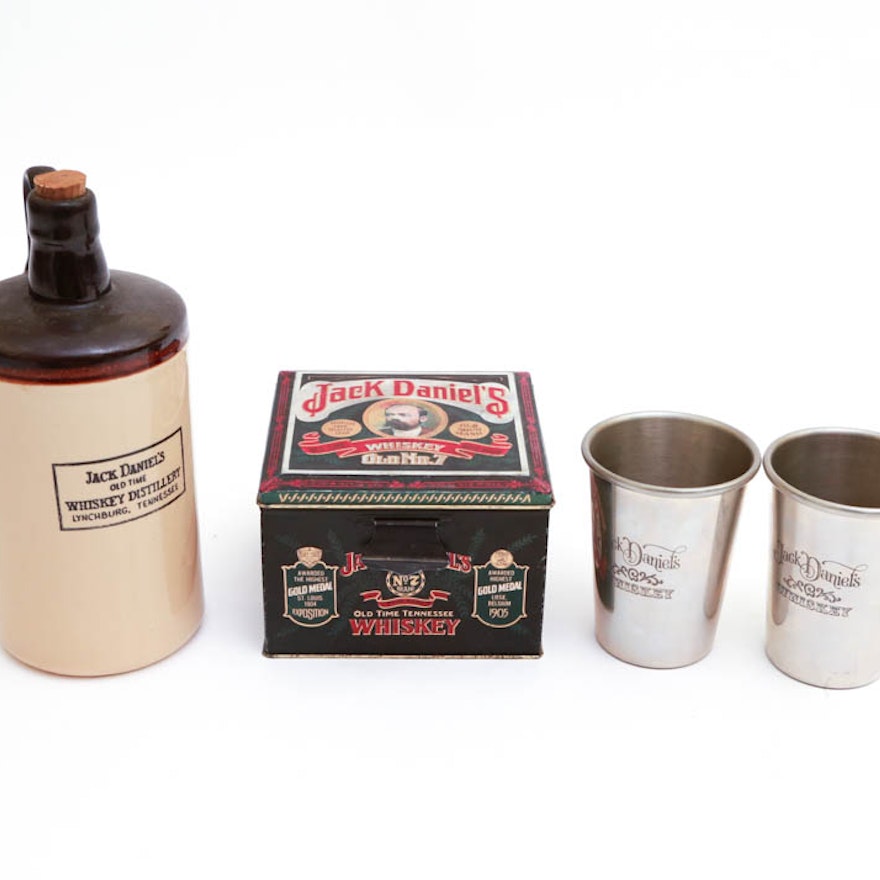 Collection of Jack Daniels Whiskey Memorabilia