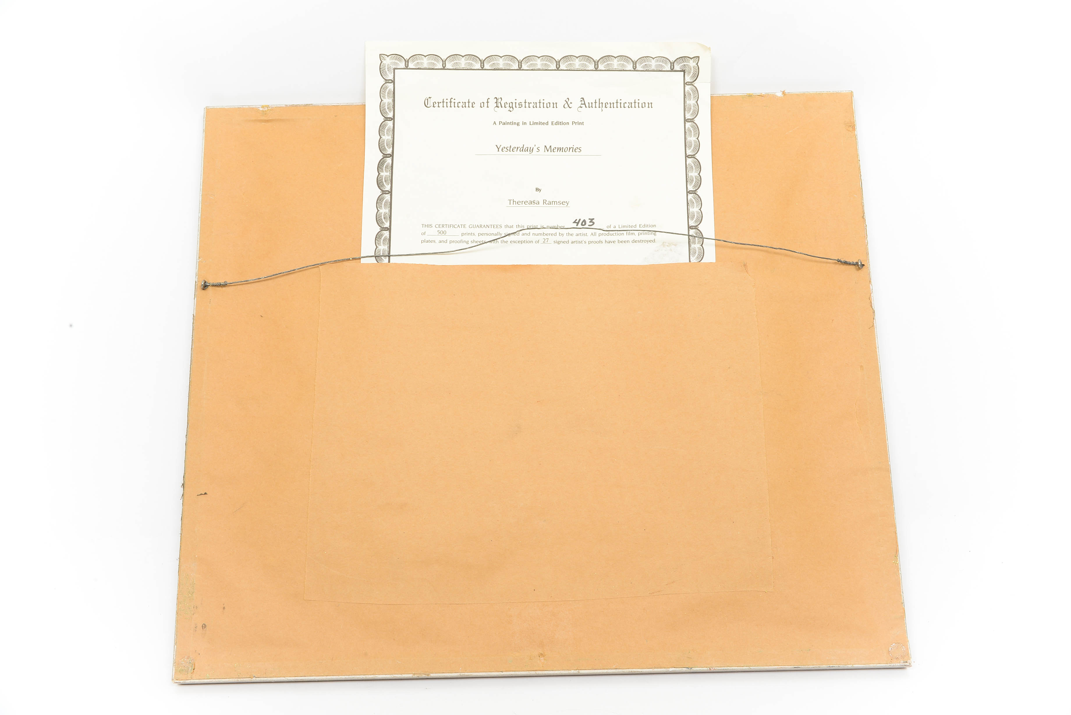 Limited Edition "Yesterday's Memories" Print by Thereasa Ramsey