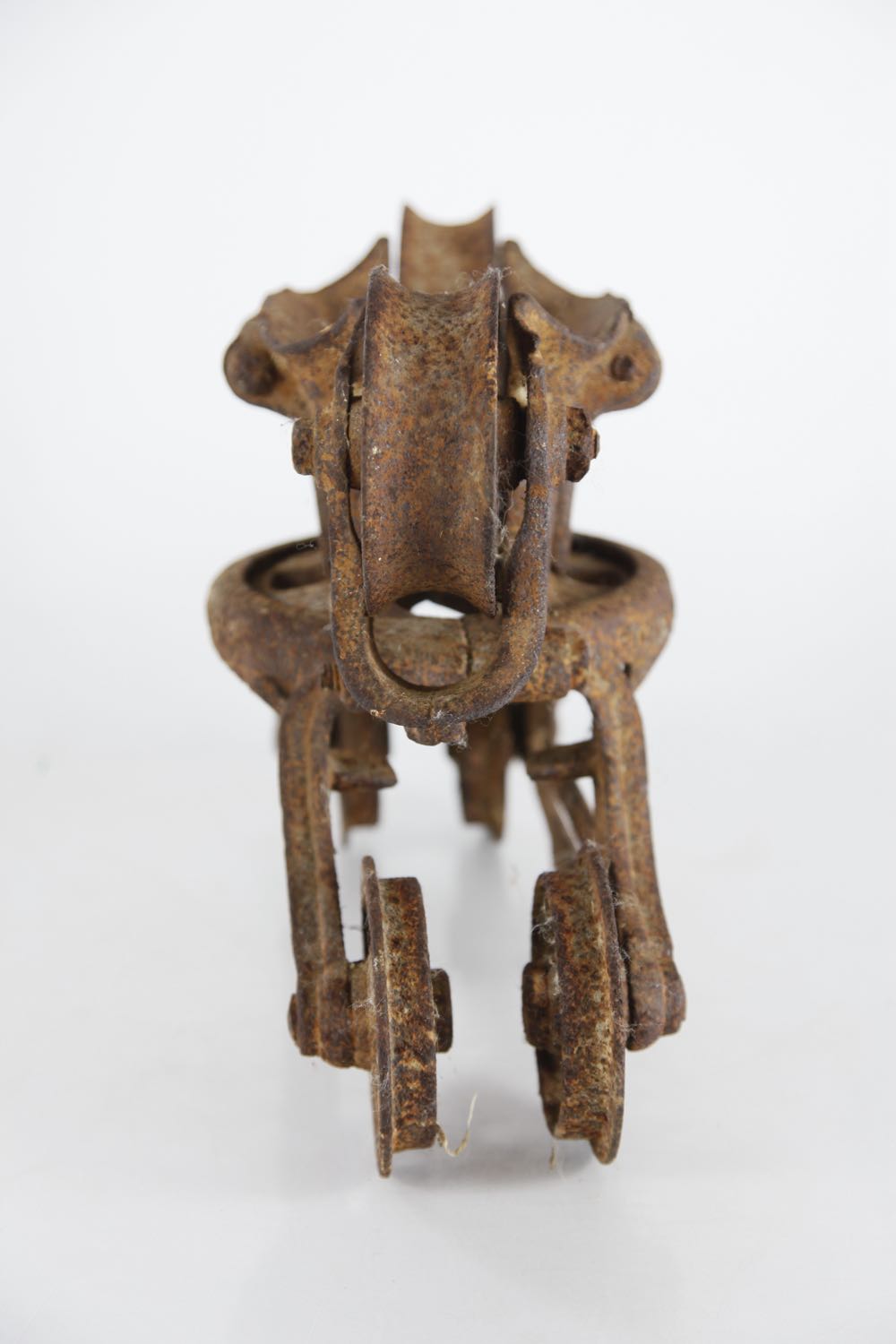 Antique Myers Unloaded Cast Iron Hay Trolley