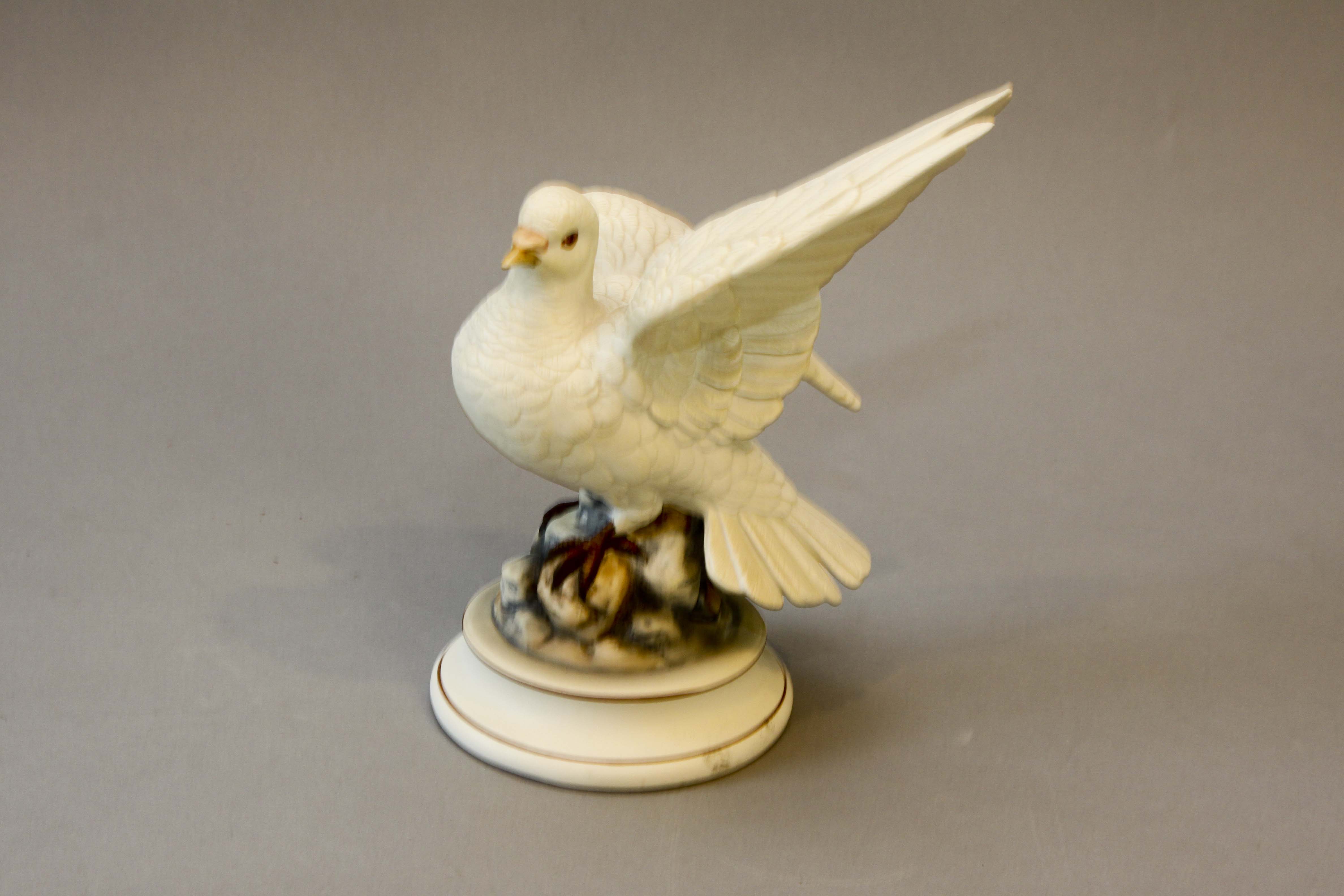 Pair of White Dove by Andrea Porcelain Figurines