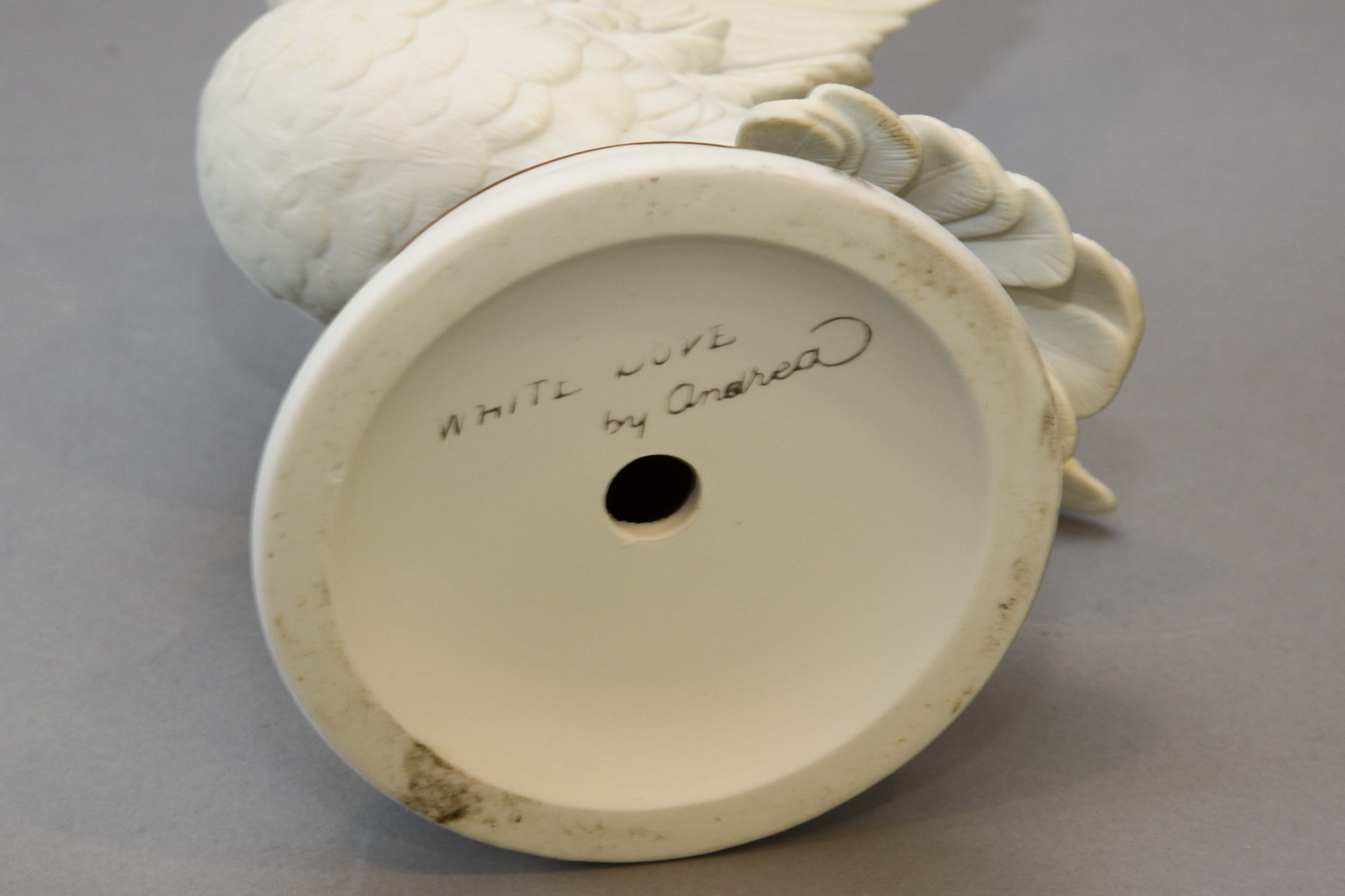 Pair of White Dove by Andrea Porcelain Figurines