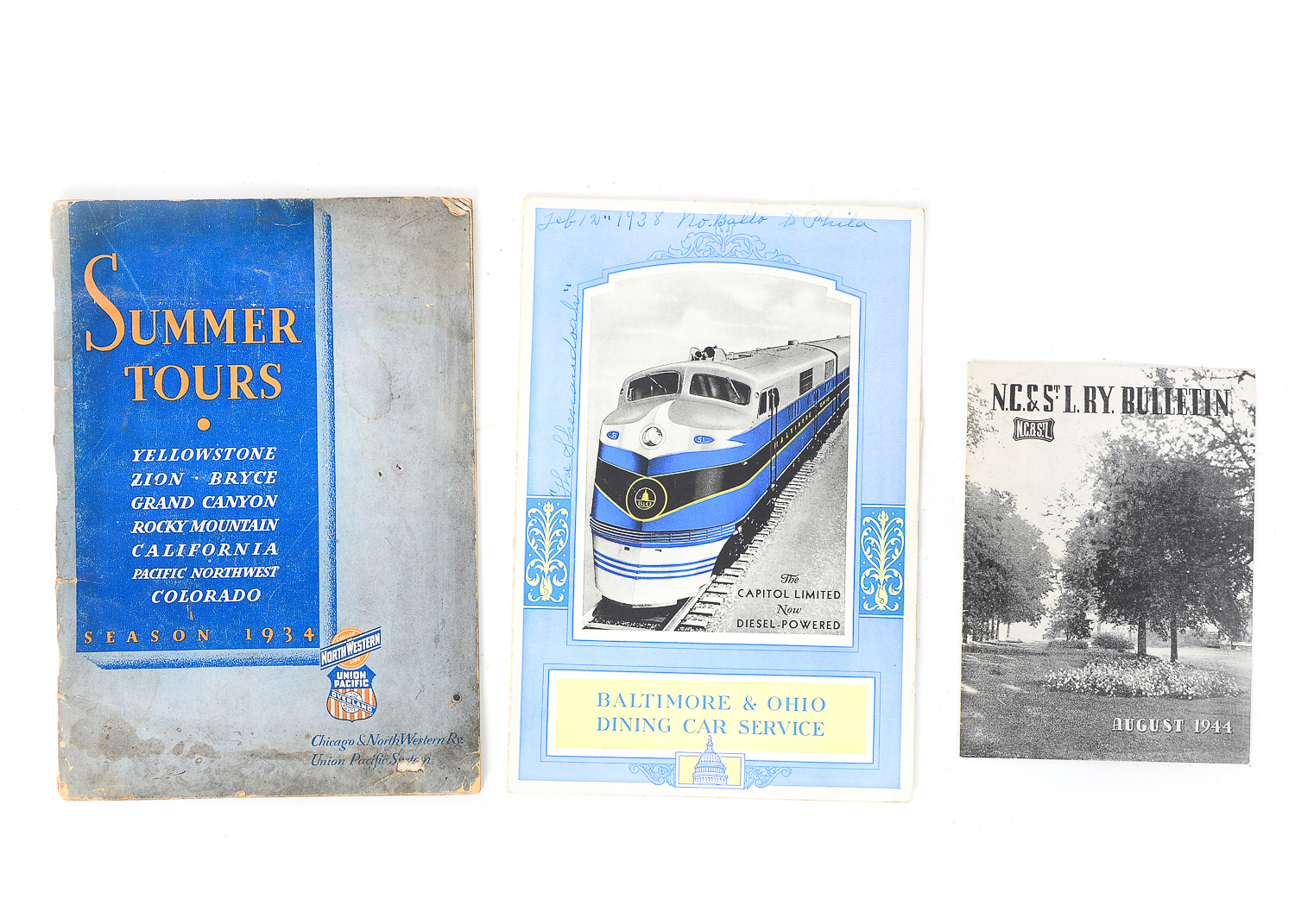 Collection of Antique and Vintage Railroad Items