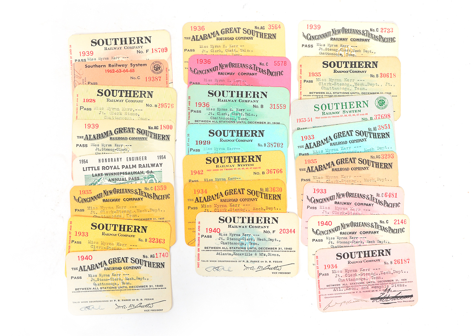 Collection of Antique and Vintage Railroad Items