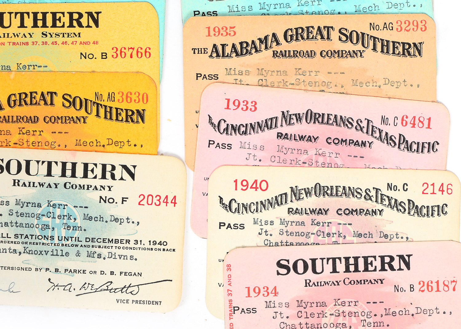 Collection of Antique and Vintage Railroad Items