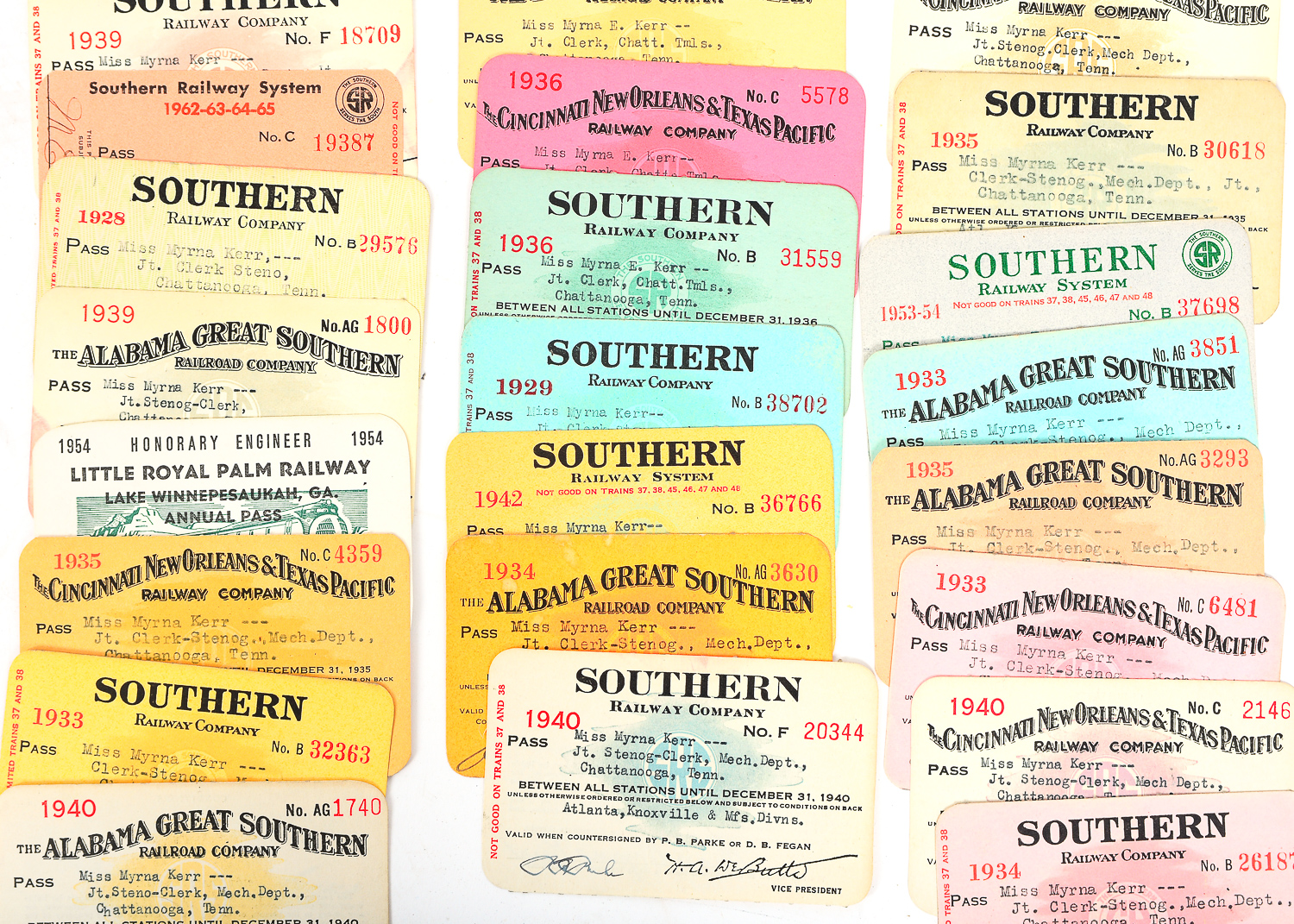 Collection of Antique and Vintage Railroad Items