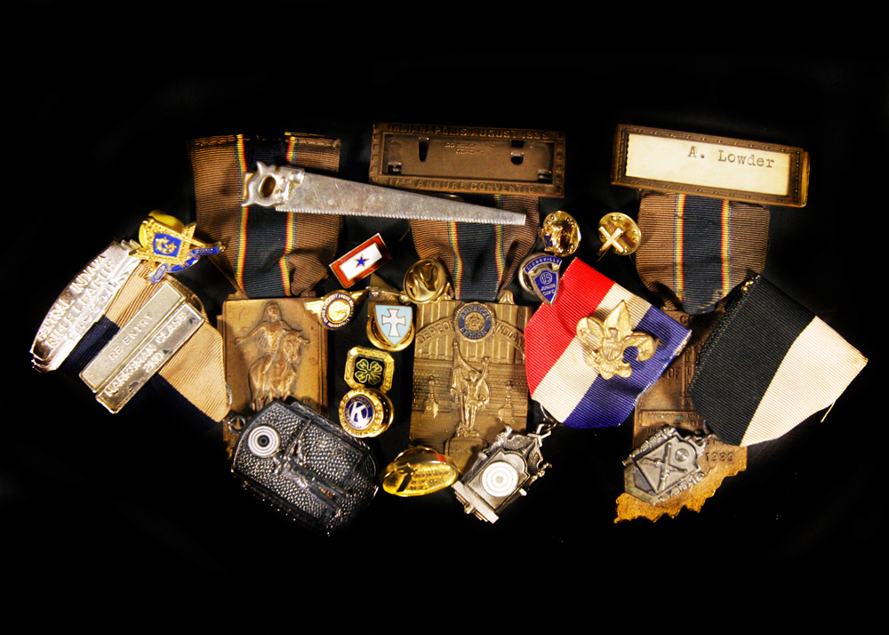 Assortment of Pins and Medals