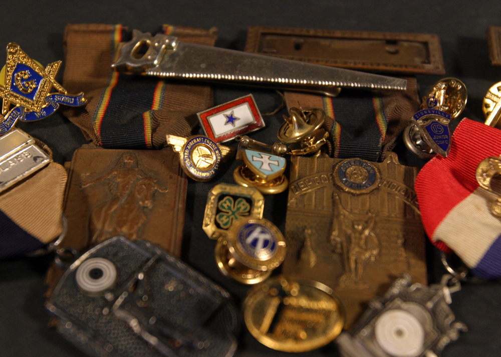Assortment of Pins and Medals