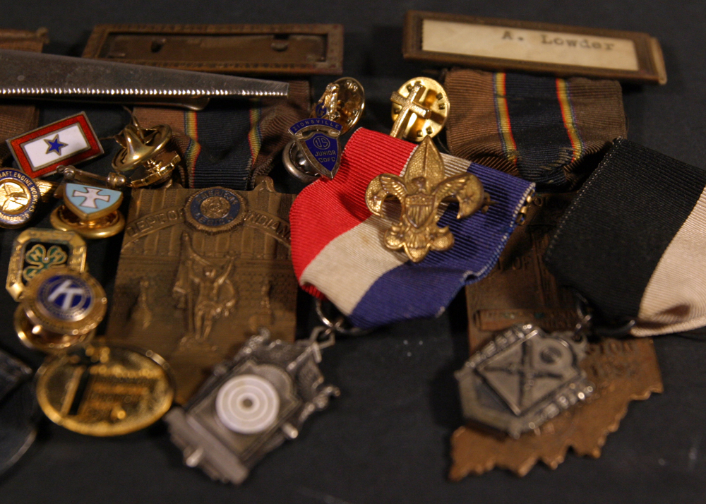 Assortment of Pins and Medals