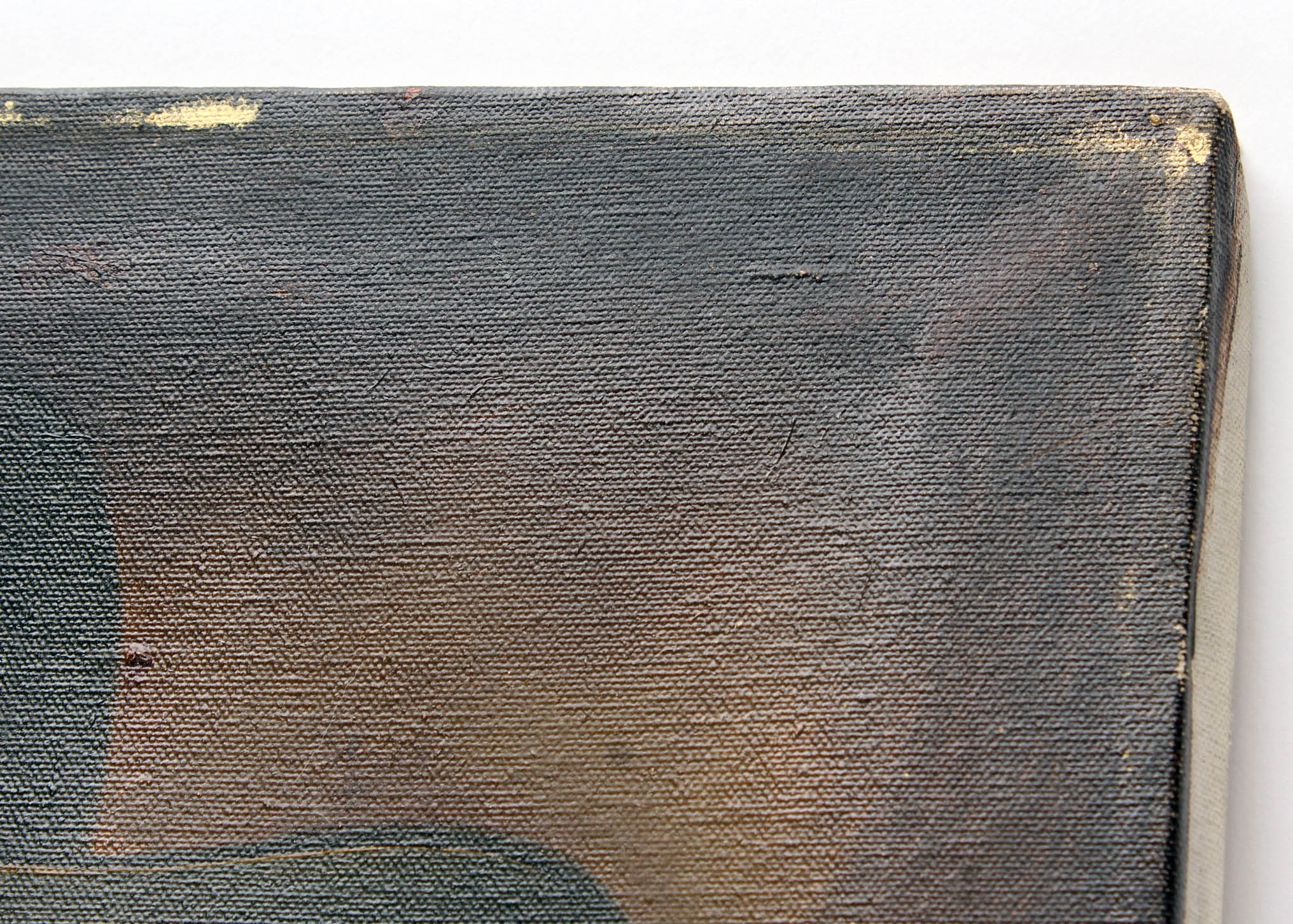 20th Century Signed Heston Oil Painting of a Rabbi