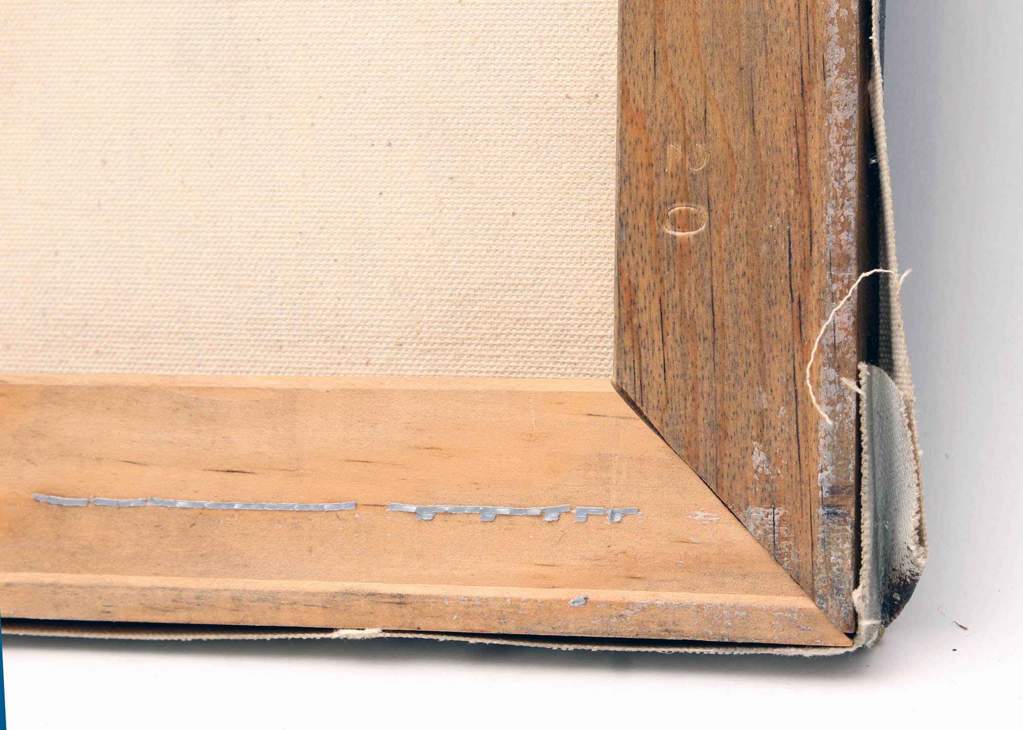 20th Century Signed Heston Oil Painting of a Rabbi