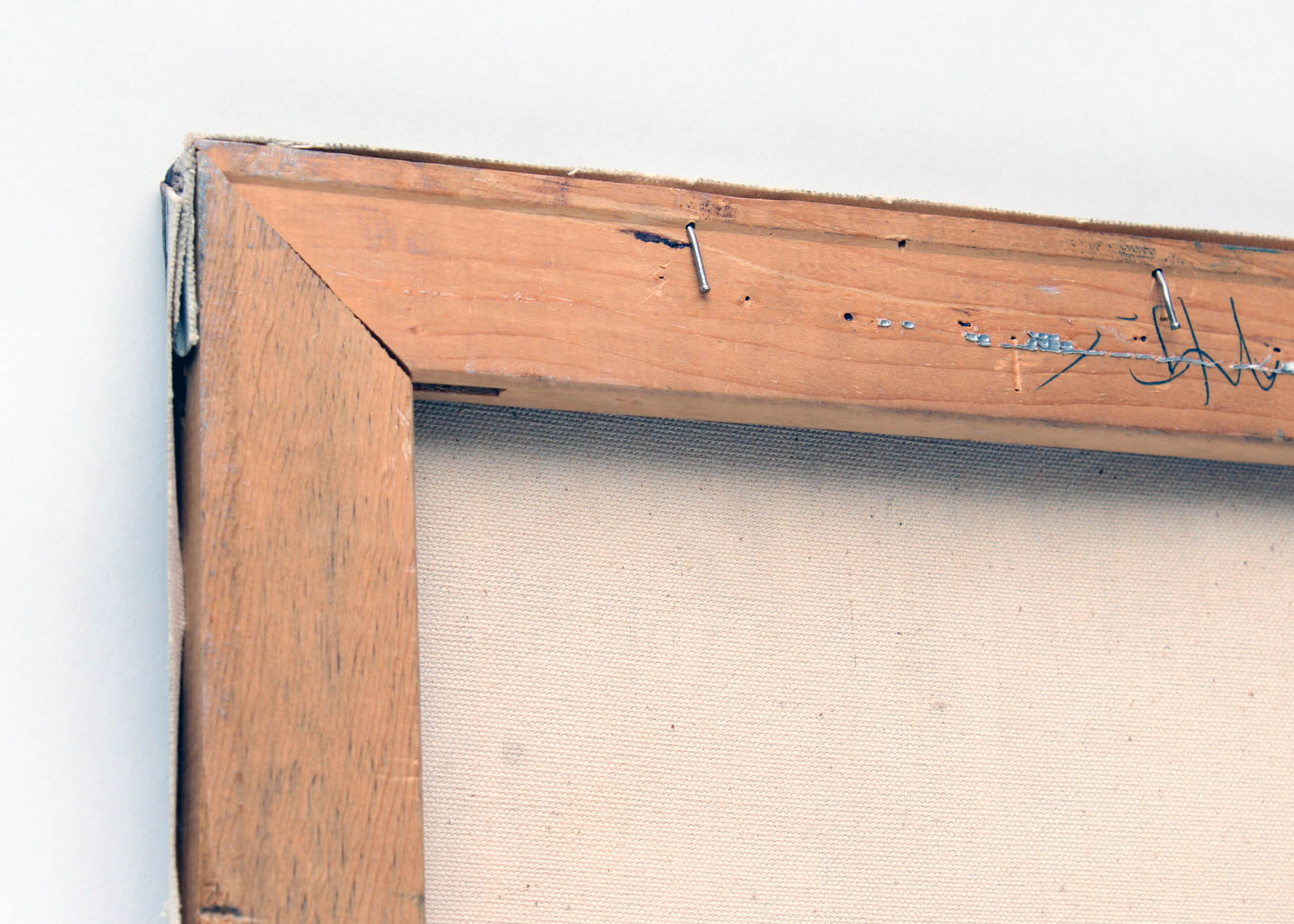 20th Century Signed Heston Oil Painting of a Rabbi