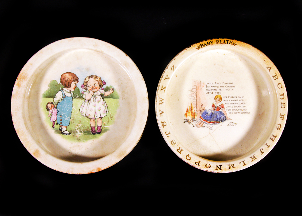 Vintage Ceramic Baby Dishes